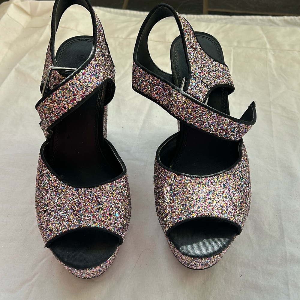 ASOS Glitter Wedges